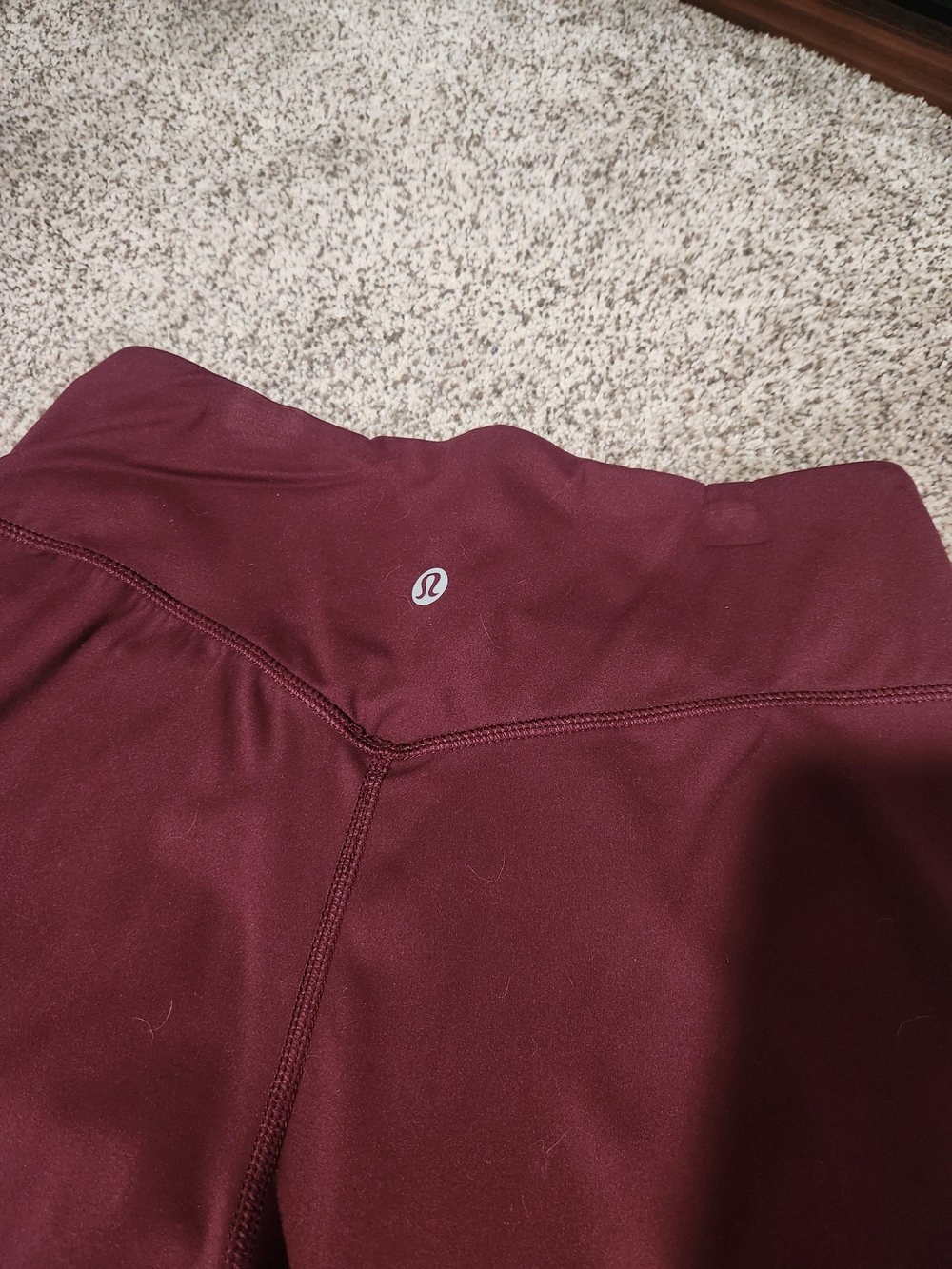 lululemon athletica Maroon/Burgundy Track Joggers